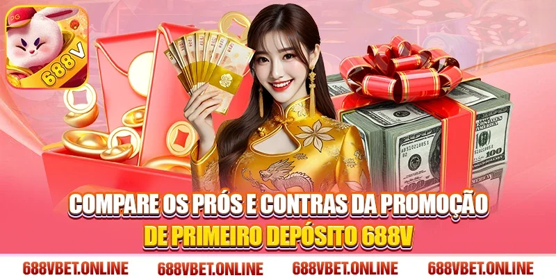 Compare os prós e contras da Promoção de Primeiro Depósito 688V